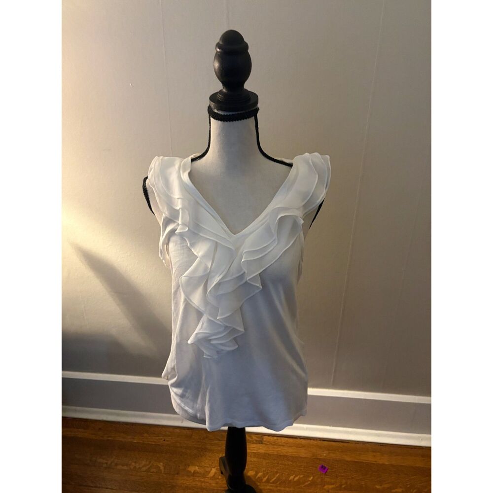 H&M white sleeveless blouse New